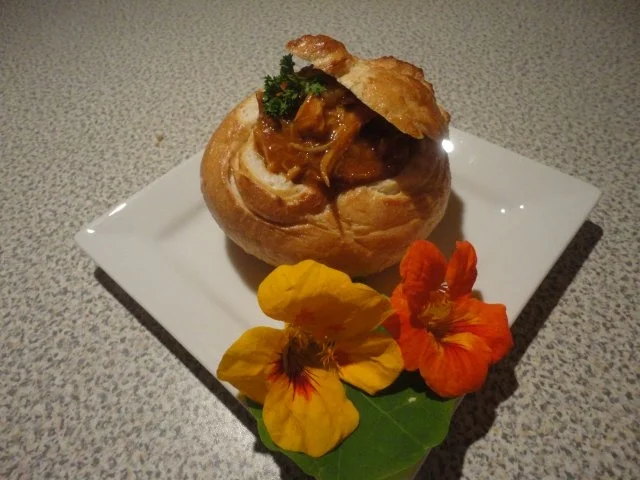 Partybrötchen mit pikanter Hühnchen Füllung - Rezept - Bild Nr. 8