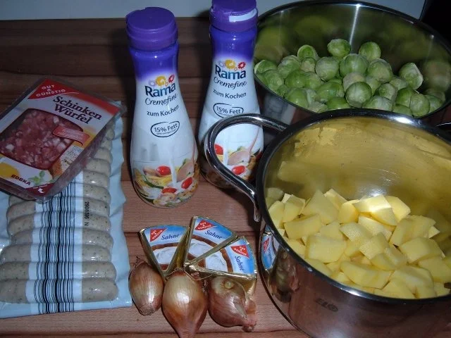 Rezept: Pfannengericht : Rosenkohl - Kartoffel -Pfanne Bild Nr. 2 Pfannengericht : Rosenkohl - Kartoffel -Pfanne - Rezept - Bild Nr. 2