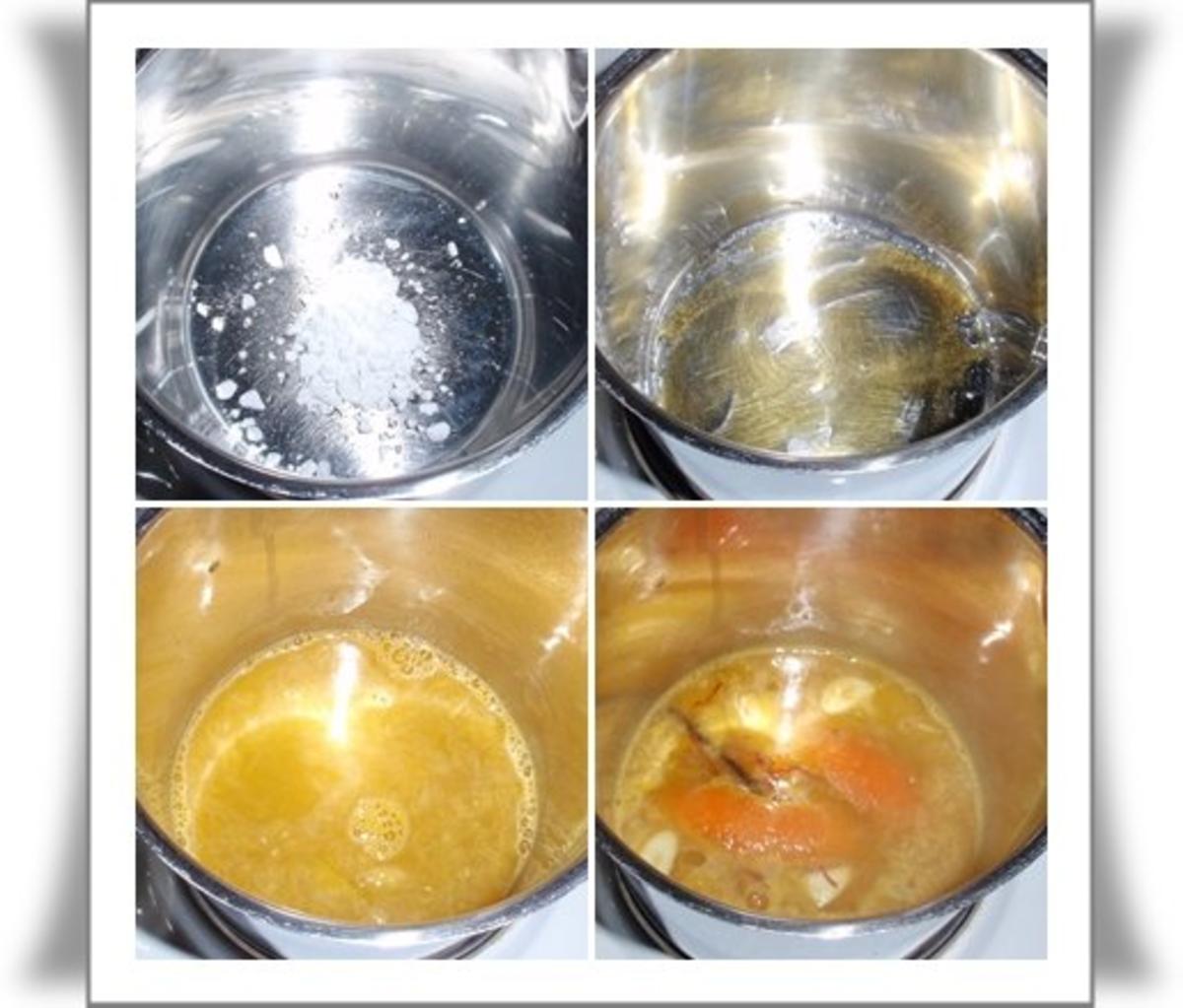 Seezunge auf gebratenem Fenchel-Tomatengemüse, Kartoffelpüree und Safran-Vanille-Sauce - Rezept - Bild Nr. 4
