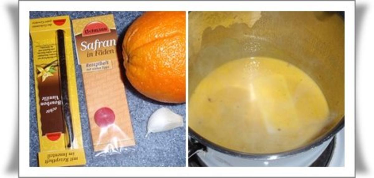 Seezunge auf gebratenem Fenchel-Tomatengemüse, Kartoffelpüree und Safran-Vanille-Sauce - Rezept - Bild Nr. 6