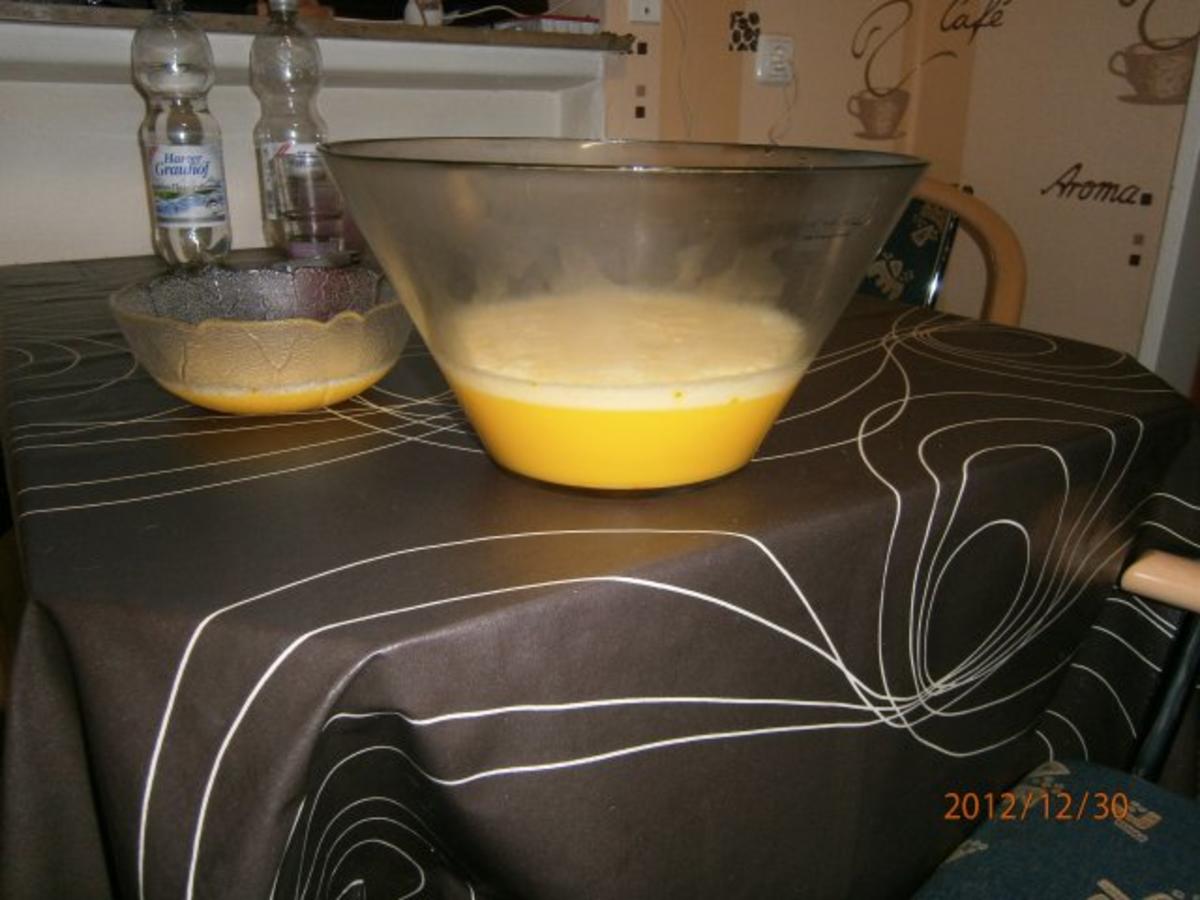 Schichtspeise mit Orangen, Himbeeren und Zitronen - Rezept - Bild Nr. 4