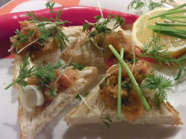 feuriges, ungarisches Lachstatar - Rezept - Bild Nr. 5