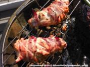 gefülltes Hühnerfilet im Speckmantel - Rezept