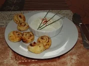 Fenchel- Riesling- Schaumsüppchen  mit Knuspergebäck- Beilage - Rezept