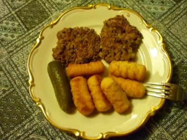 Würzige Bohnenbratlinge mit Haferflocken (auch für Burger geeignet ...