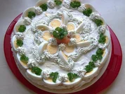 Räucherlachstorte - Rezept