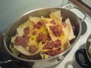 Rezept: Kordelchesgemois โ Kraut-Hackfleisch-Topf Kordelchesgemois โ Kraut-Hackfleisch-Topf - Rezept