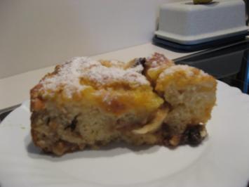Apfelkuchen mit Pudding und Schmand Vom Blech Rezepte - kochbar.de