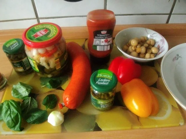 Rezept: Mixed Pickles-Wurstsalat Bild Nr. 3 Mixed Pickles-Wurstsalat - Rezept - Bild Nr. 3