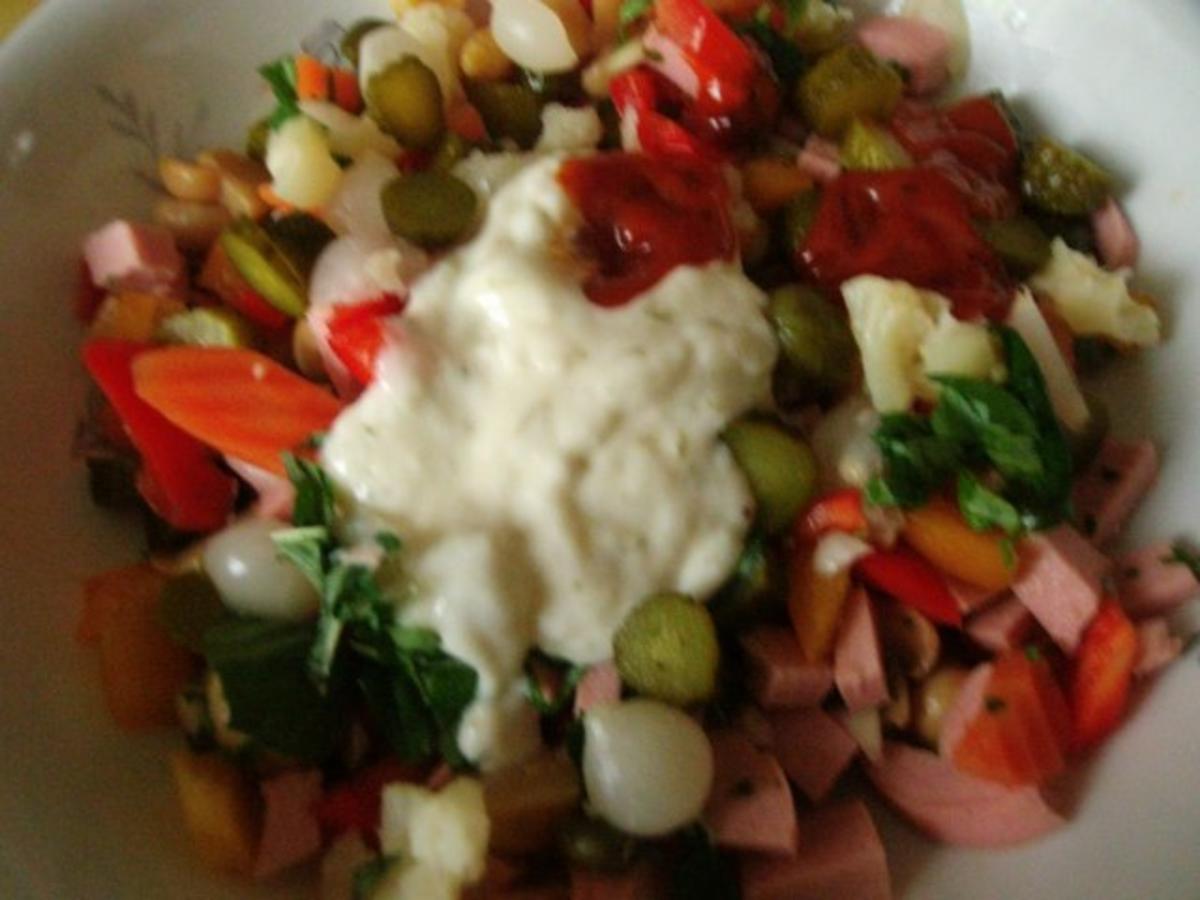 Mixed Pickles-Wurstsalat - Rezept - Bild Nr. 6