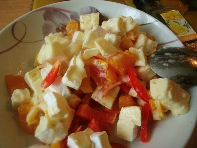 Camembertkäsesalat mit Mandarinen - Rezept - Bild Nr. 6