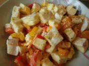 Camembertkäsesalat mit Mandarinen - Rezept