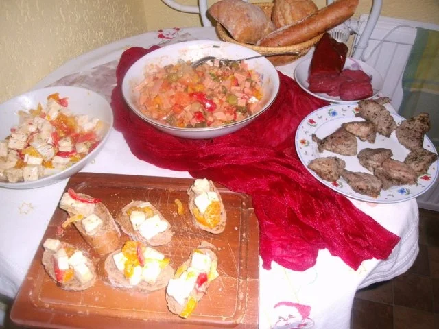 Camembertkäsesalat mit Mandarinen - Rezept - Bild Nr. 7