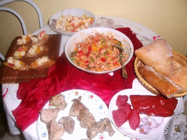 Camembertkäsesalat mit Mandarinen - Rezept - Bild Nr. 2