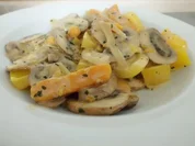 Eintopf: Gemüse-Champignons-Rahmtopf - Rezept