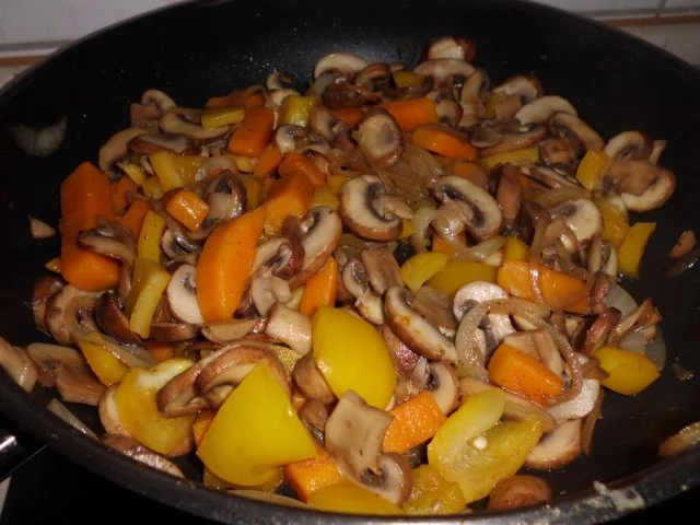 Eintopf: Gemüse-Champignons-Rahmtopf - Rezept - Bild Nr. 3