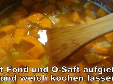 Kürbis-Orangensuppe mit Zimt-Croutons - Rezept - Bild Nr. 8