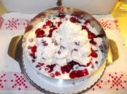 Mandel-Kirschtorte - Rezept