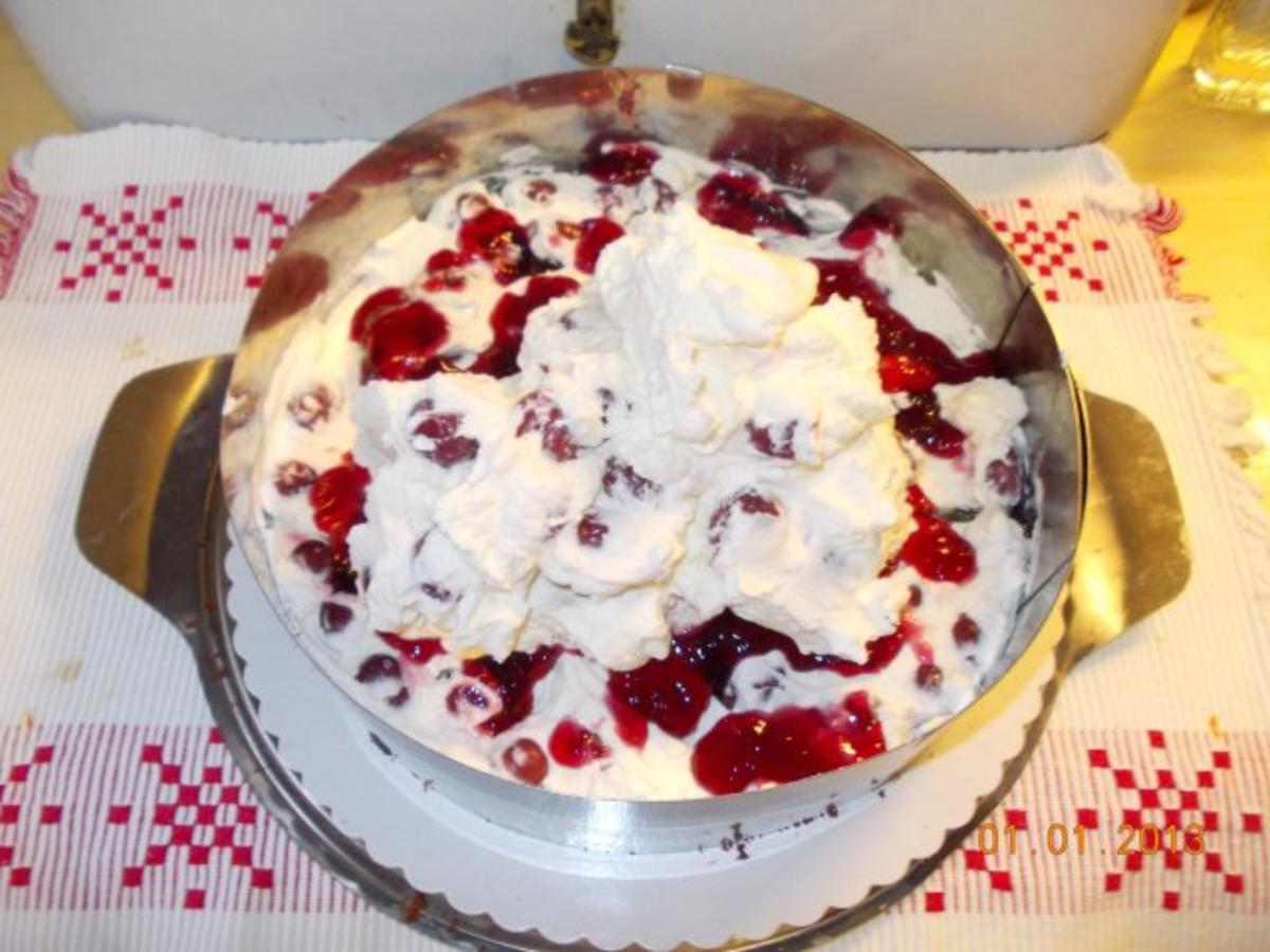 Mandel-Kirschtorte - Rezept mit Bild - kochbar.de