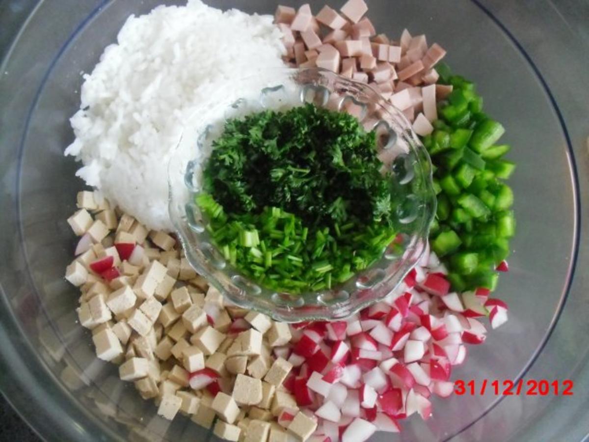 "Grüner Salat"- Gemüse-Tofu-Salat - Rezept - Bild Nr. 5