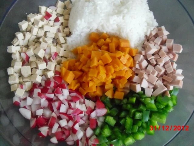 "Grüner Salat"- Gemüse-Tofu-Salat - Rezept - Bild Nr. 6