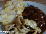 geschmorte Kalbsbeinscheibe - Rezept