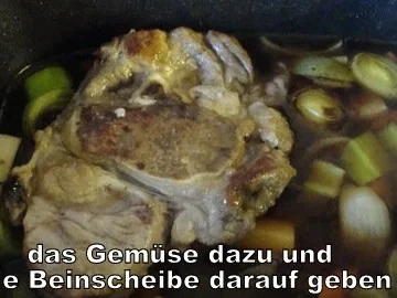 Rezept: geschmorte Kalbsbeinscheibe Bild Nr. 14 geschmorte Kalbsbeinscheibe - Rezept - Bild Nr. 14