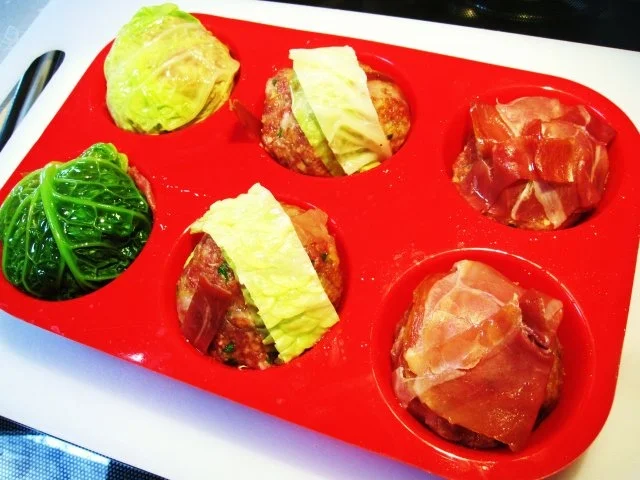 Variationen vom  "Klops"  1. in der Muffin-Form ... - Rezept - Bild Nr. 2