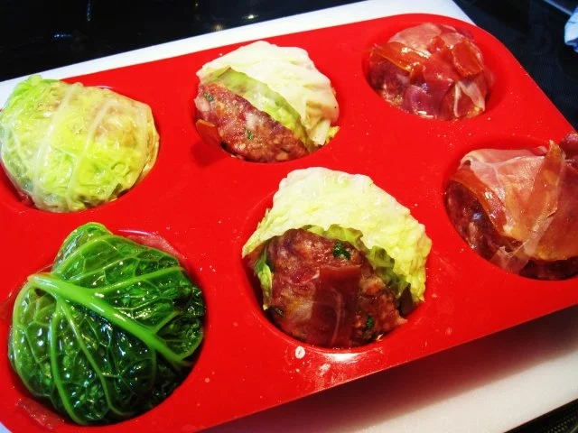 Variationen vom  "Klops"  1. in der Muffin-Form ... - Rezept - Bild Nr. 5