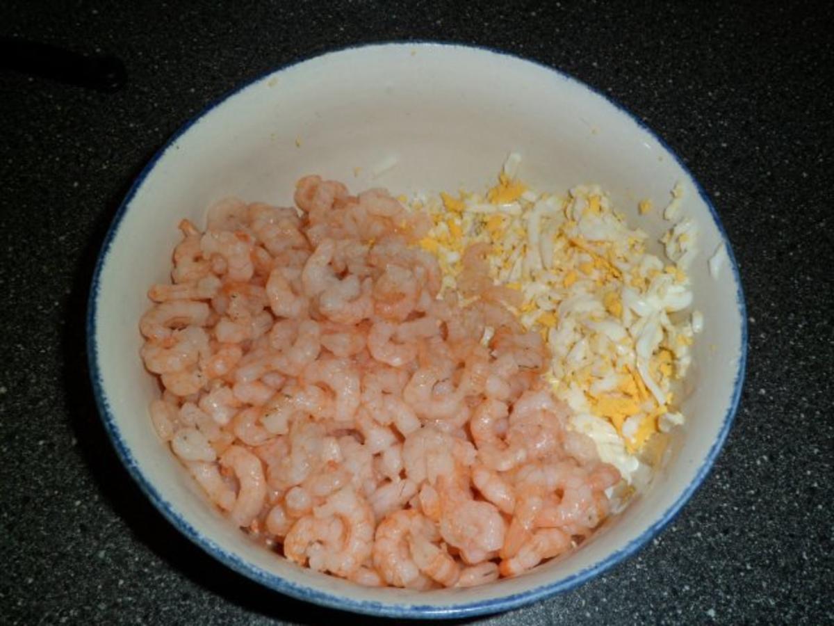 Shrimps - Eier - Salat - Rezept - Bild Nr. 3