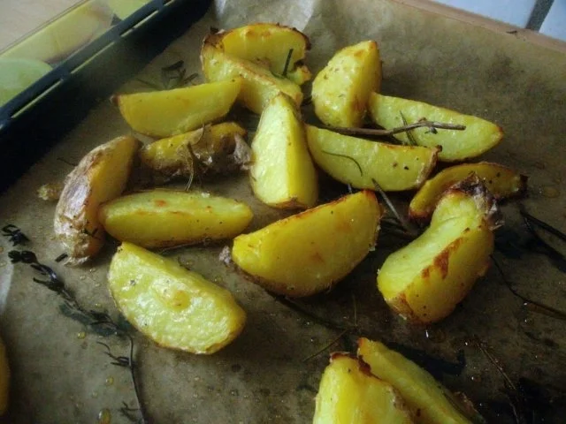 Rahmpfännchen mit Kotelett  Pilzen und Backofenkartoffeln - Rezept - Bild Nr. 5