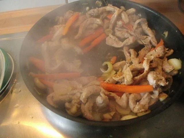 Rahmpfännchen mit Kotelett  Pilzen und Backofenkartoffeln - Rezept - Bild Nr. 10