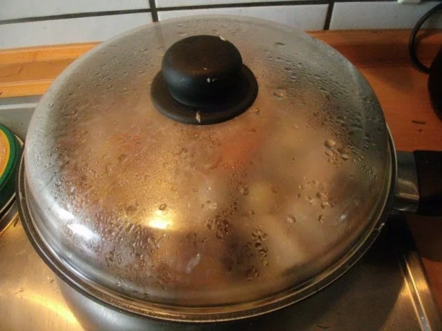 Rahmpfännchen mit Kotelett  Pilzen und Backofenkartoffeln - Rezept - Bild Nr. 13