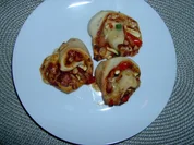 Pizzarolle - Kochschinken, Paprika, Champignons, Zucchini - Rezept