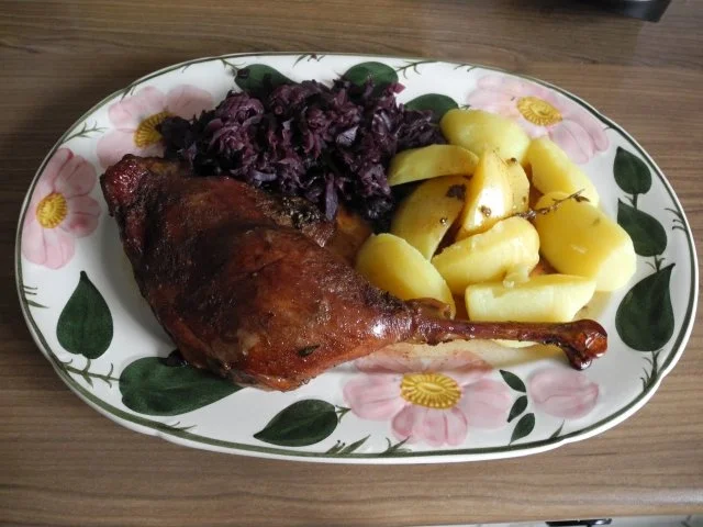 Neujahrsessen 2013 : Gänsekeulen in Maronensoße - Rezept - Bild Nr. 5