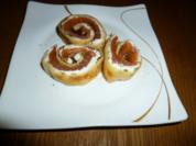 Pfannkuchen-Lachsrolle - Rezept