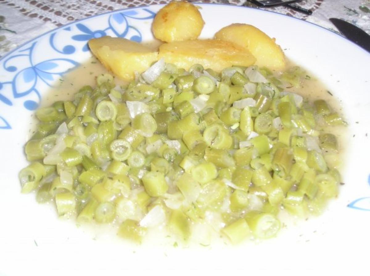 Senffisolen (grüne Bohnen) - Rezept