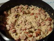 Frühlingszwiebelrisotto-Pfanne - Rezept