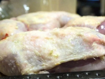 Pikant-fruchtige Hähnchenschenkel aus dem Ofen - Rezept - Bild Nr. 12
