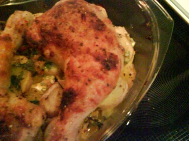 Pikant-fruchtige Hähnchenschenkel aus dem Ofen - Rezept - Bild Nr. 2