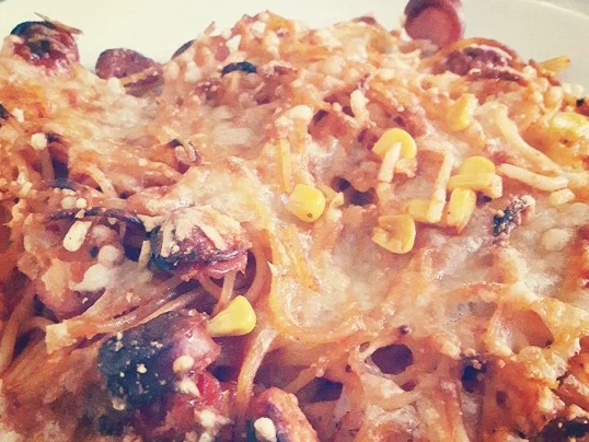 Spaghetti vom Blech - Rezept - Bild Nr. 1959