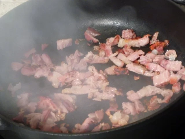 Rezept: Schinken-Hasenfilet-Rosenkohlpfanne Bild Nr. 7 Schinken-Hasenfilet-Rosenkohlpfanne - Rezept - Bild Nr. 7