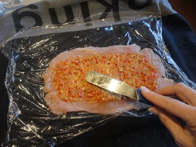 gefüllte Puten Röllchen mit Champignon Sauce & Press Kartoffel - Rezept - Bild Nr. 13