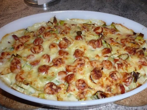 Rezept: Auflauf: Kartoffel - Porreeauflauf Bild Nr. 5 Auflauf: Kartoffel - Porreeauflauf - Rezept - Bild Nr. 5
