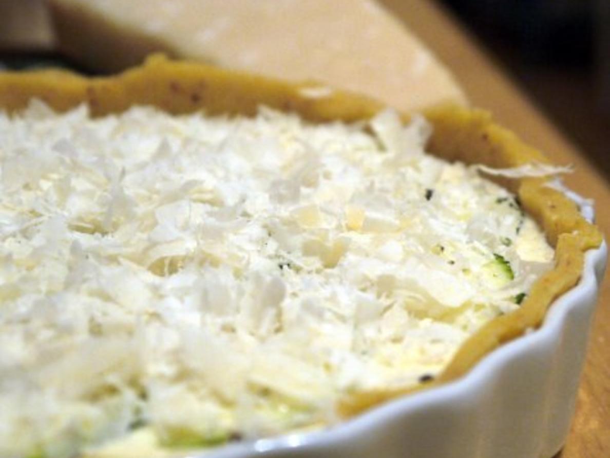 Ziegenkäse-Zucchini-Tarte - Rezept mit Bild - kochbar.de