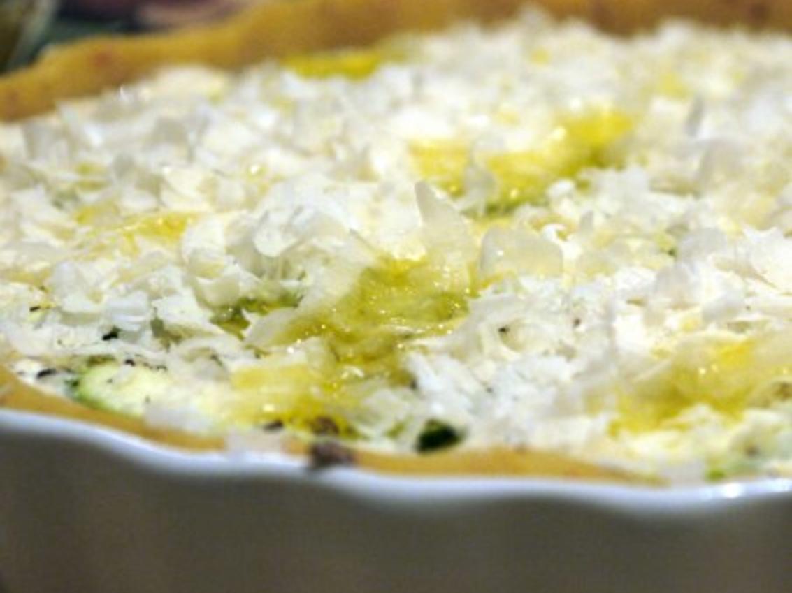 Ziegenkäse-Zucchini-Tarte - Rezept mit Bild - kochbar.de