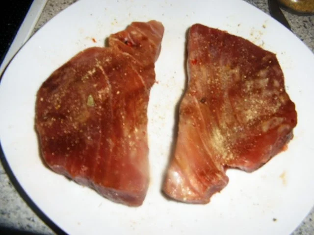 Rezept: Thunfischsteak mit Tomaten - Zucchinigemüse Bild Nr. 5 Thunfischsteak mit Tomaten - Zucchinigemüse - Rezept - Bild Nr. 5