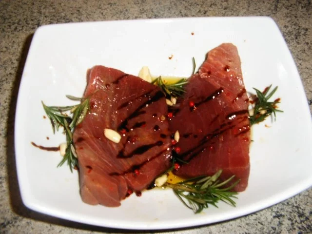 Rezept: Thunfischsteak mit Tomaten - Zucchinigemüse Bild Nr. 2 Thunfischsteak mit Tomaten - Zucchinigemüse - Rezept - Bild Nr. 2