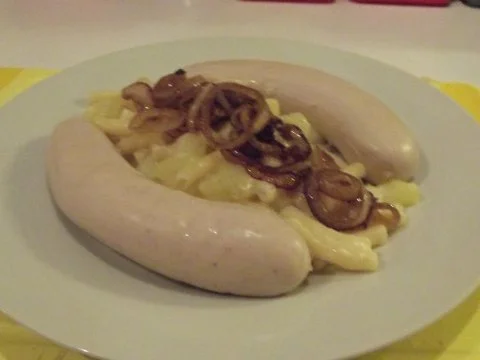 Rezept: "Seppe-Toni's-Süüdwurscht" mit Chäs-Maccaronen "Herren-Art" Bild Nr. 4 "Seppe-Toni's-Süüdwurscht" mit Chäs-Maccaronen "Herren-Art" - Rezept - Bild Nr. 4