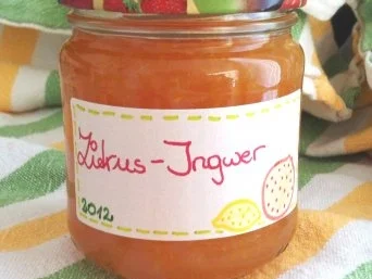 Rezept: Zitrus-Marmelade mit Ingwer Bild Nr. 3 Zitrus-Marmelade mit Ingwer - Rezept - Bild Nr. 3